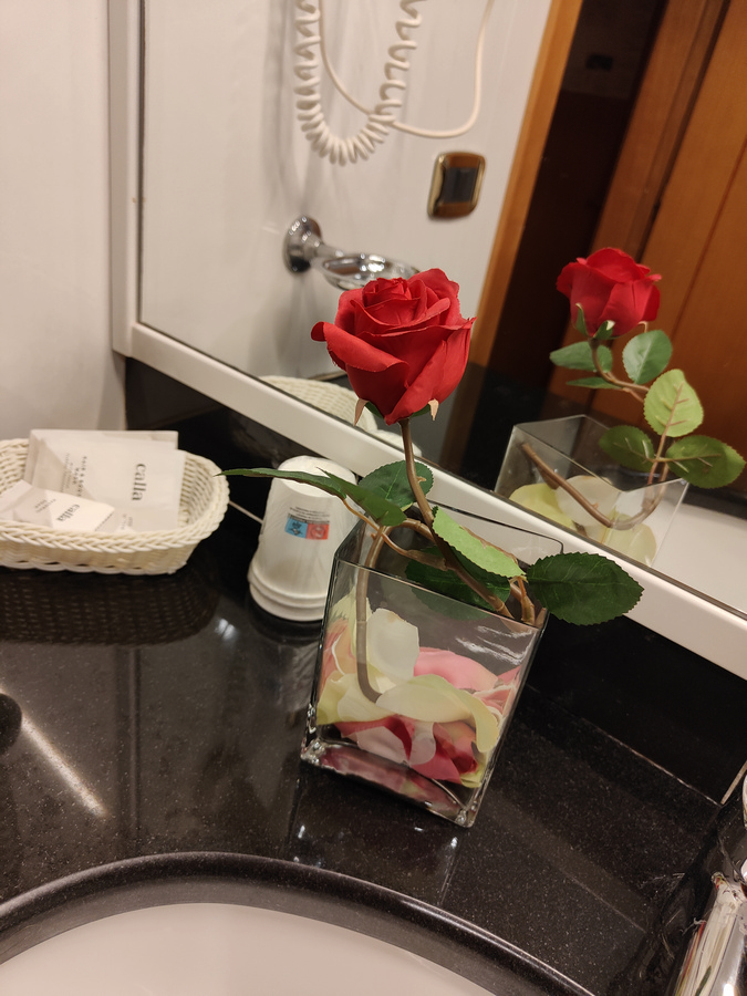 Set de cortesía en el baño