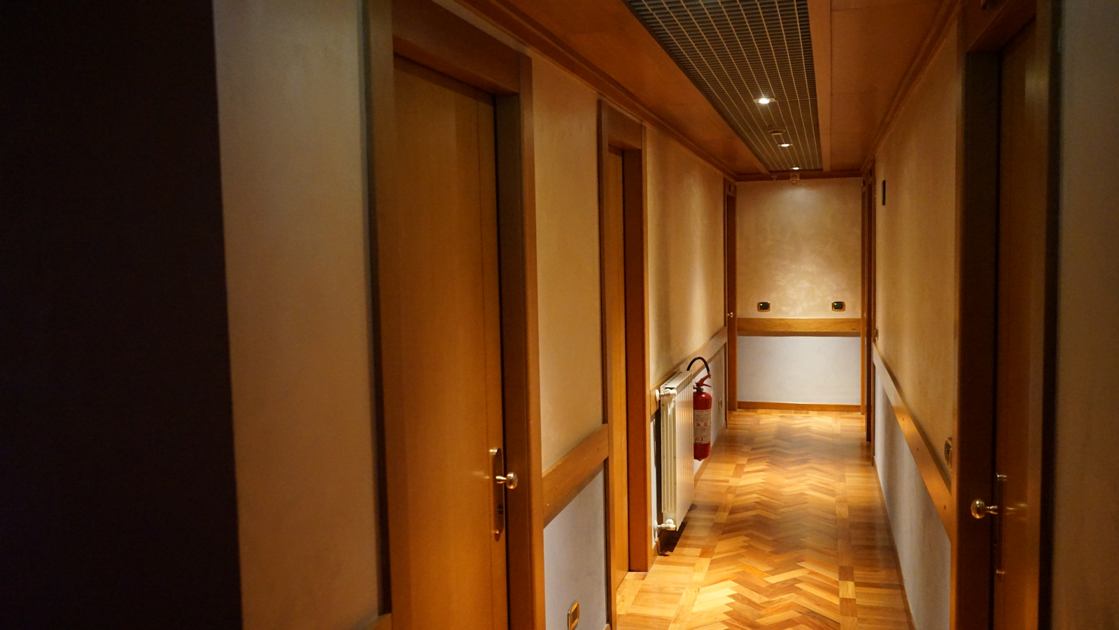 Pasillo de las habitaciones